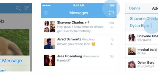Messages twitter