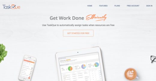 TaskQue. Une gestionnaire de tâches efficace - Les Outils Collaboratifs