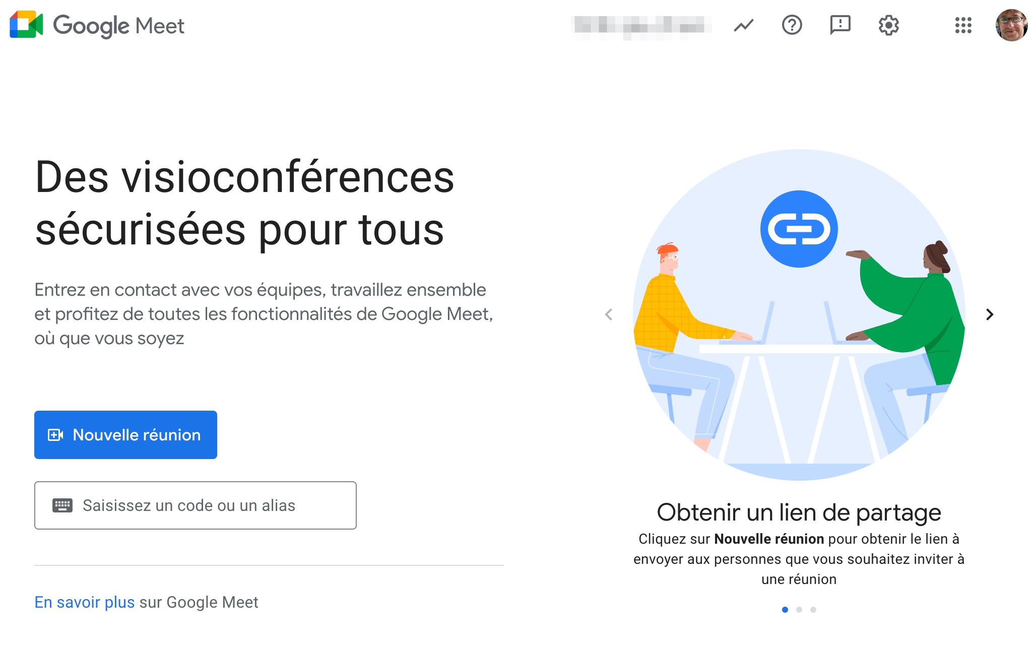 Google meet collaboratif