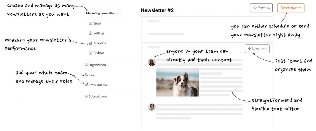 newsletter collaborative
