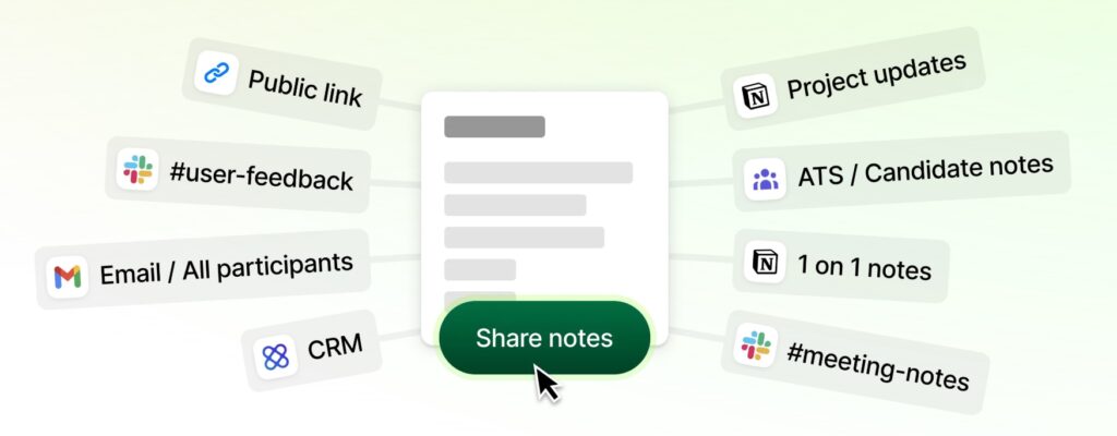 partage de notes simplifiée